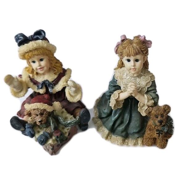 Boyds Bears Yesterday's Child The Dollstone Collection Celebration Series #7&11 - Picture 1 of 16